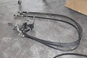 lot 734 image: Lot of (3) Fuel Hoses with Handles