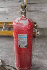 lot 759 image: Ansul Dry Chemical Fire Suppression Tank