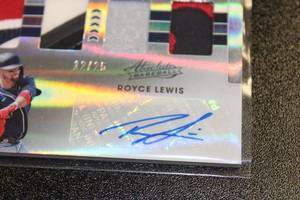 2020 Absolute Tools of the Trade Royce Lewis Quad Patch Autograph 1225  Only 25 Exist
