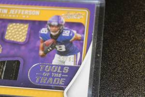 2021 Absolute Tools of the Trade Justin Jefferson Quad Relic Patch 5660  Only 60 Exist