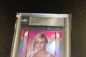 2021 Leaf Metal Pop Century Pre Production Proof Prismatic Pink Nicole Eggert 11  Only 1 Exist