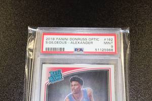 2018-19 Donruss Optic Shai Gilgeous Alexander #162 Rookie Card PSA 9