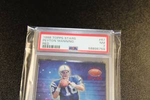 1998 Topps Stars Red Peyton Manning #67 Rookie Card 66988799 PSA 7