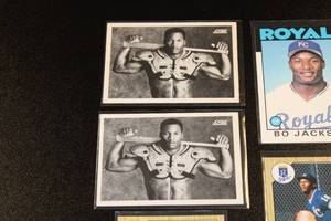 Bo Jackson Mixed Sports Card Lot  13 Cards.