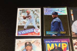 Kirby Puckett Baseball Card Lot  18 Cards (1 Rookie Card)