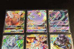 Pokemon Full Art GX Card Lot  9 Different Cards