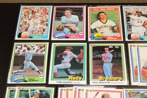 1981 Topps Donruss Fleer Star & Hall of Fame Lot  50 Cards