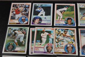 1983 Topps Fleer Donruss Star & Hall of Fame Lot  52 Cards