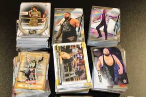 WWE Wrestling Card Lot  600 Cards