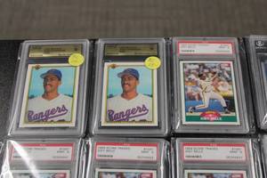 Graded Baseball Card Bulk Lot  17 Graded Cards