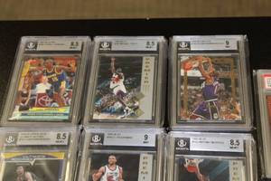 Graded Basketball Card Bulk Lot  7 Graded Cards
