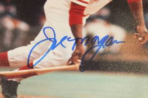 Joe Morgan 8x10 Photo In Person Autograph