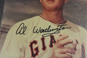 Al Worthington 8x10 Photo In Person Autograph