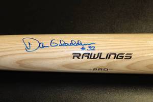 Dan Gladden Full Size Baseball Bat In Person Autograph