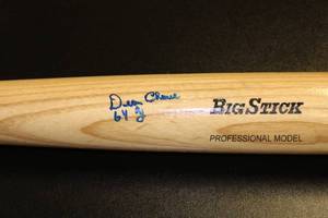 Dean Chance Full Size Baseball Bat In Person Autograph