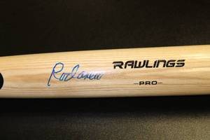 Rod Carew Full Size Baseball Bat In Person Autograph