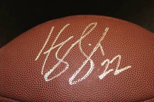 Harrison Smith Full Size Football In Person Autograph