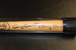 Gary Gaetti Mini Bat In Person Autograph