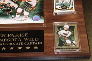 Minnesota Wild Zach Parise Large Plaque Display