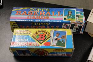 1990 Bowman  1989 Topps  1992 Topps  1996 Topps Complete set Lot  4 Sets