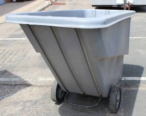 Poly Bulk Handling Tilt Truck 6 Ft Long X 31 Inch Wide X 41 High