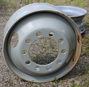 Steel Wheel 22 12 Inch Lot Of 4 Wheels