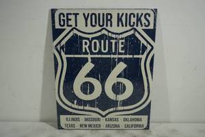 NEW Novelty Metal Sign - Route 66