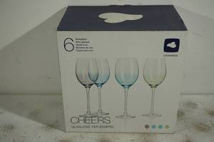 NEW Leonardo Cheers Wine Glasses - 6 Count