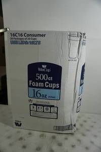 WinCup 16 Oz Foam Cups - 500 Count