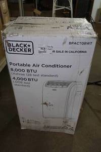 Black and Decker 8000 BTU Portable Air Conditioner