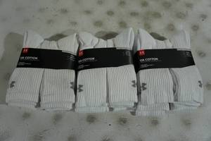 18 Pairs NEW Under Armour Cotton Socks - Adult Large