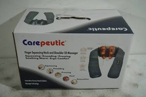 NEW Carepeutic Finger Squeezing Neck and Shoulder Massager