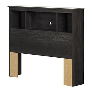 South Shore Zach Bookcase Headboard - Twin - Gray