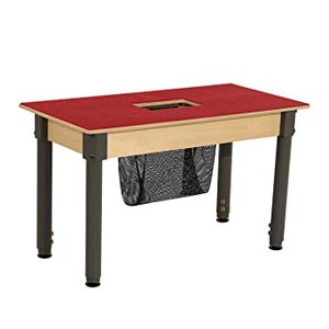 NEW Time To Play Red Lego Compatible Play Table