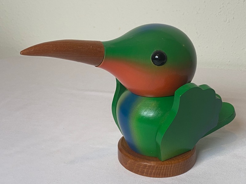 Christian Ulbricht 2001 Hummingbird Nutcracker Signed by