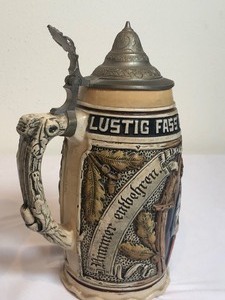 lot 79 image: Two Vintage German Beer Steins