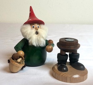 lot 91 image: Vintage German Smoker Dwarf Figurine