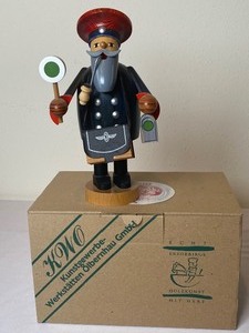 lot 89 image: German Incense Smoker Railroad Man