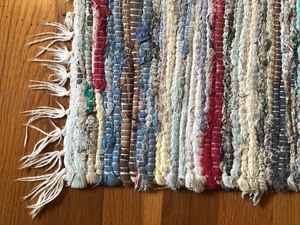 lot 154 image: Vintage Rag Rug