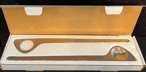 lot 60 image: Stelton of Denmark Cylinda -Line Salad Utensil Set