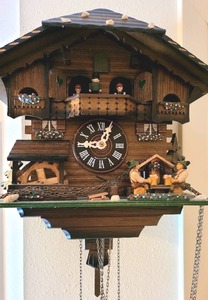 lot 122 image: Ornate German Cuckoo Clock
