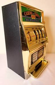 lot 127 image: Casino Crown Royal Slot Machine Bank