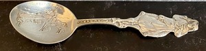lot 267 image: Sterling Souvenir Spoon On the Range Forsyth, Montana
