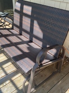lot 208 image: Patio Glider