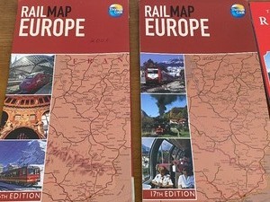 lot 227 image: Variety of Rail Maps of Europe, Britain and Ireland