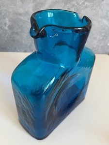 lot 240 image: Vintage Blenko Double Spout Pitcher