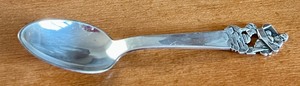 lot 255 image: HC Andersen  Fairy Tale Spoon The Flying Trunk