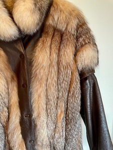 lot 318 image: Peter Gaye Furs Leather and Fur JacketVest