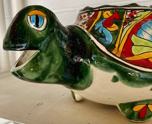 lot 400 image: Masart Turtle Planter from Mexico