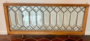 lot 429 image: Beautiful Beveled Glass Window Decor